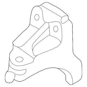 Front Mount Bracket - Mazda (T032-39-020B)