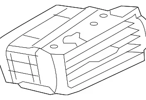Air Outlet - Mazda (KF69-64-91XB-02)
