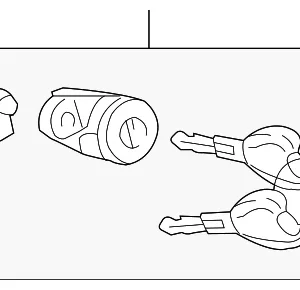 Lock Cylinder - Mazda (FEY1-76-220)