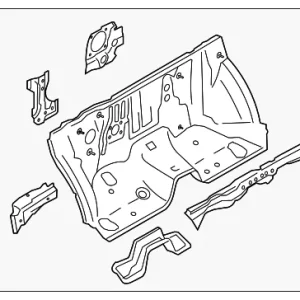 Lower Dash Panel - Mazda (EG21-53-400J)