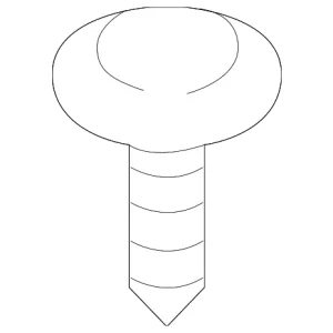 Fender Ledge Cover Screw - Mazda (N247-56-694)