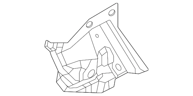 Lower Dash Panel Gusset - Mazda (VA40-71-07Z)