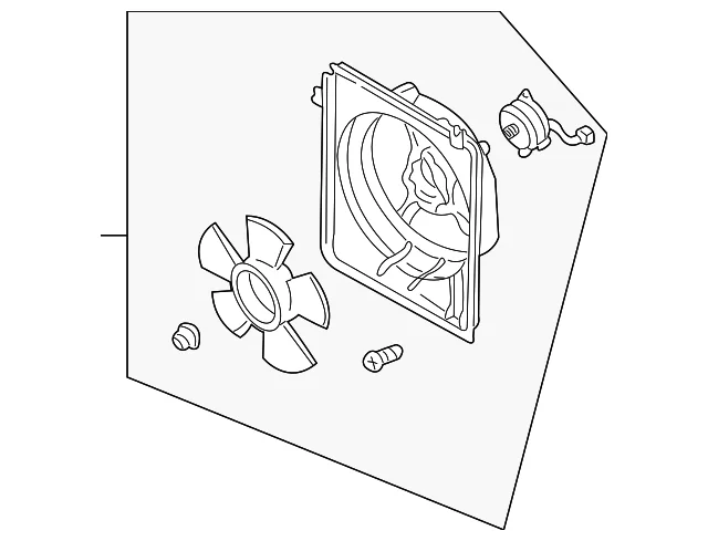 Fan Assembly - Mazda (KL68-15-035)