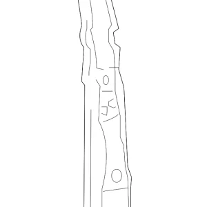 Center Pillar Reinforced - Mazda (ZZCA-71-390)