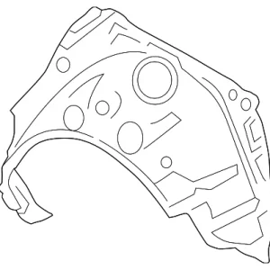 Outer Wheelhouse - Mazda (BDYS-70-11YA)