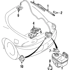 Wiper Arm - Mazda (EA01-67-421A)