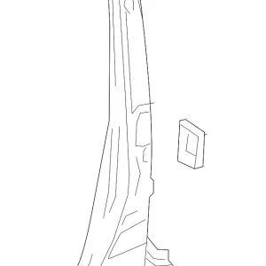 Center Pillar Reinforced - Mazda (GHY9-70-360)
