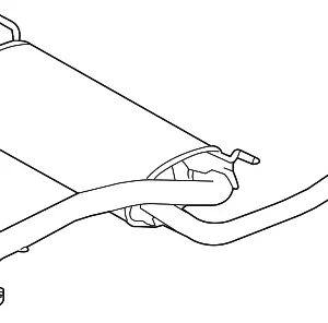 Muffler & Pipe - Mazda (L512-40-100B)