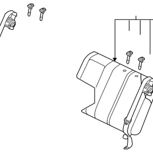 Seat Back Assembly - Mazda (EG21-57-450M-34)