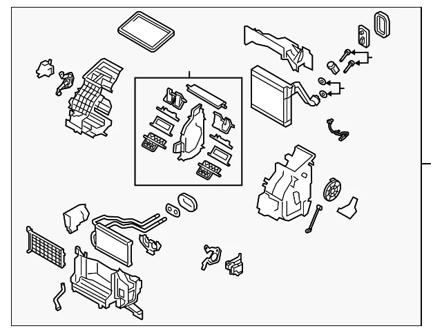 AC & Heater Assembly - Mazda (BGBM-61-130A)