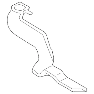 Rear Duct - Mazda (GE4T-61-273)