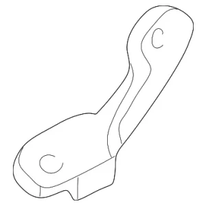Air Pipe Mount Bracket - Mazda (KJ14-13-64YA)