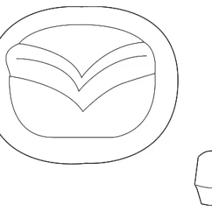 Emblem - Mazda (NF79-51-730)