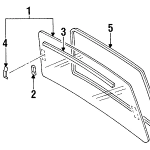 Reveal Molding - Mazda (L022-50-611A)