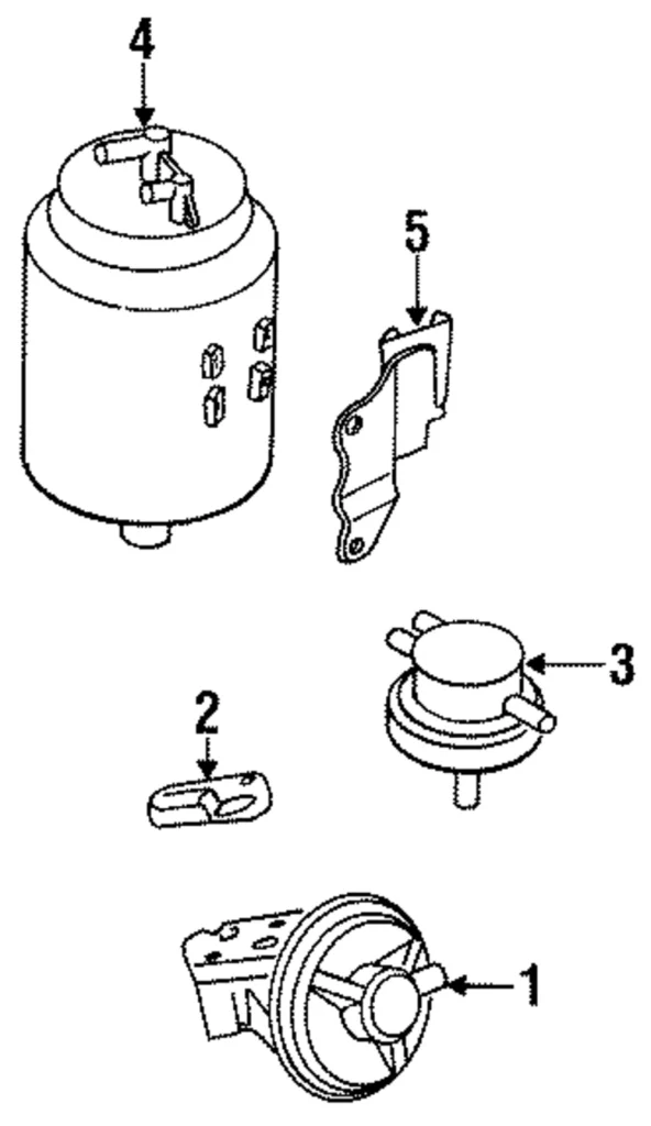 Exhaust Gas Re-Circulation (Egr) Valve Control Solenoid - Mazda (F201-20-350)