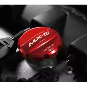 Oil Filler Cap - Anodized Soul Red - Mazda (0000-8M-D10A)