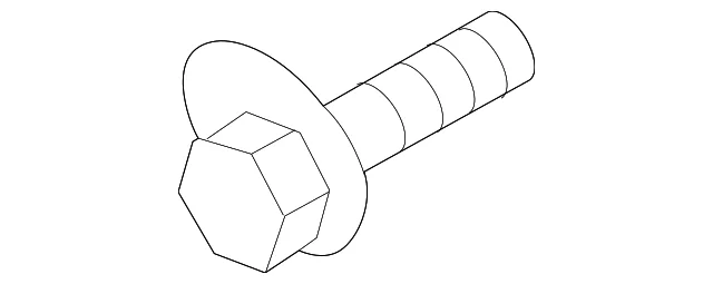 Lower Control Arm Adjust Bolt - Mazda (KD35-28-66Z)