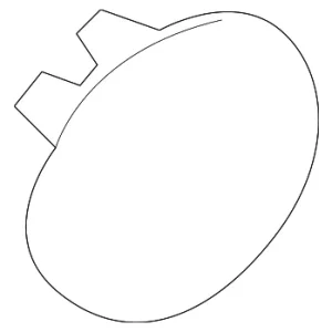 Tow Bracket Cover - Mazda (BFYB-50-EK1)