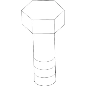 Mount Bracket Bolt - Mazda (9978-60-816S)
