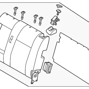 Seat Back Assembly - Mazda (TG33-88-280-34)