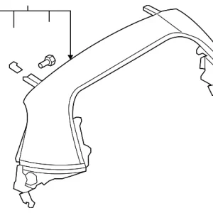 Rear Roof Panel - Mazda (NE52-R1-660D-16)