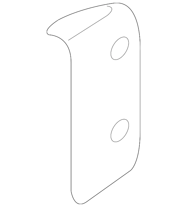Interior Quarter Panel Trim Panel Access Cover - Mazda (ZZDA-68-863-03)