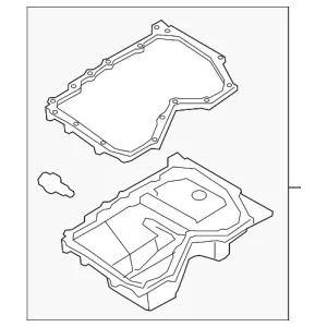 Oil Pan - Mazda (LFE2-10-400D)