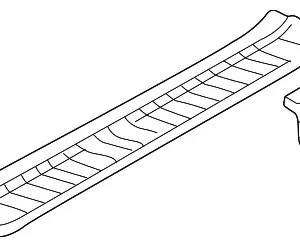 Sill Trim - Mazda (LC62-68-720B-05)