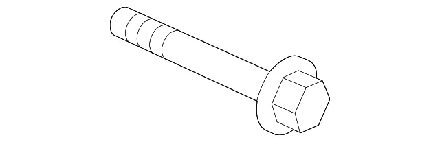 Compressor Assembly Lower Bolt - Mazda (9945-40-865)