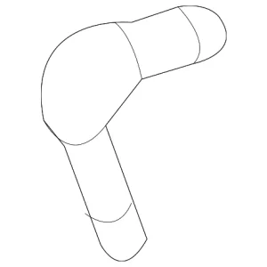 Washer Hose Joint - Mazda (G14S-67-502)