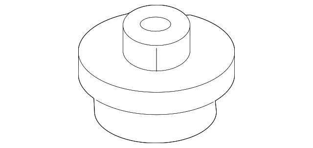 Differential Mount Lower Insulator - Mazda (UC86-39-550A)