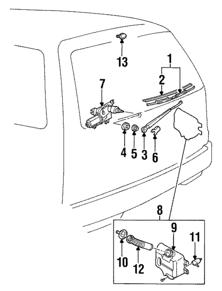 Wiper Arm Bushing - Mazda (LA05-67-407)