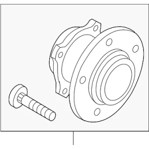 Hub & Bearing - Mazda (KD31-26-15XB)