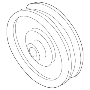 Power Steering Pump Pulley - Mazda (1F01-32-601)