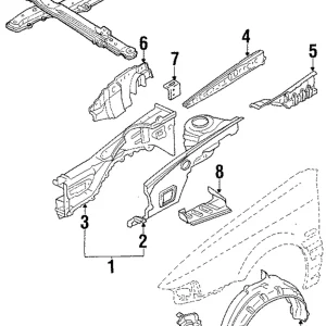 Fender Liner - Mazda (G211-56-130B)