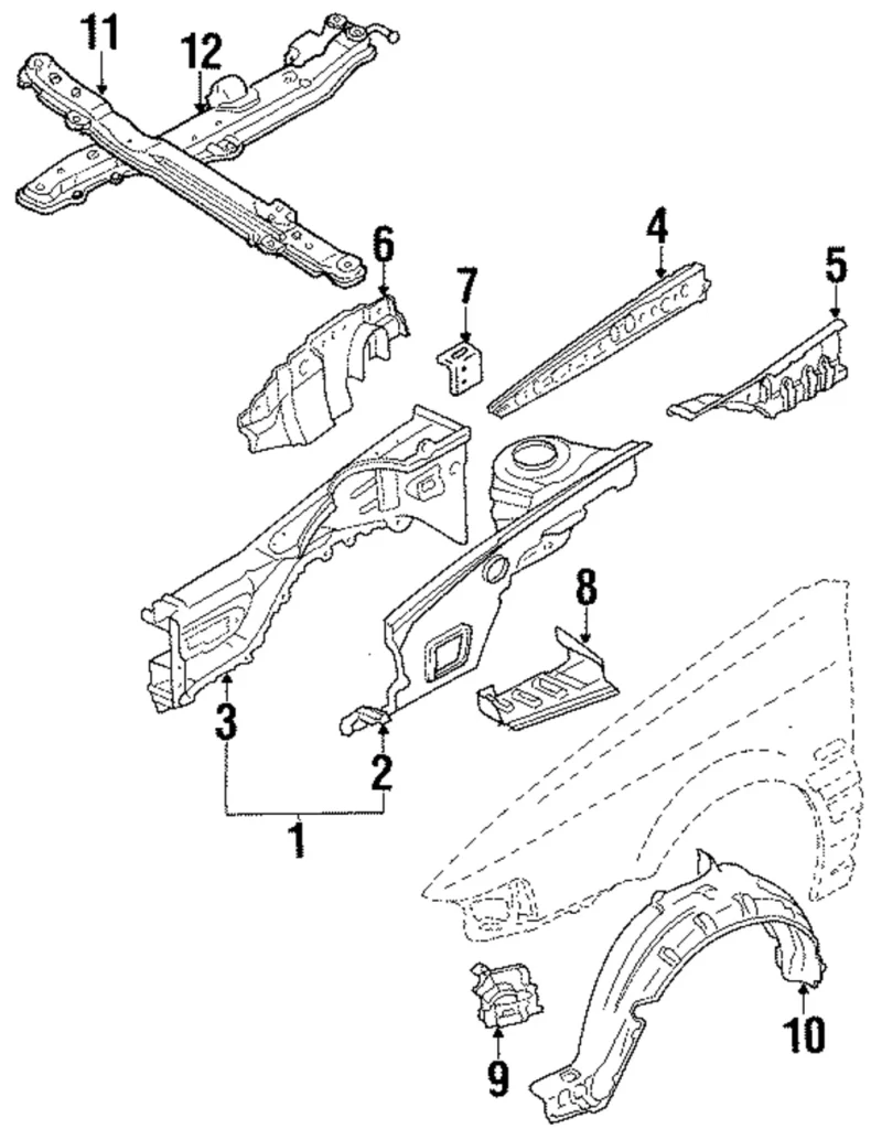 Fender Liner - Mazda (G211-56-130B)