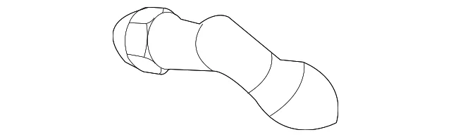 Vacuum Hose Joint - Mazda (TD11-43-826)