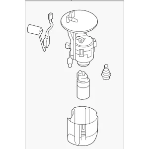 Fuel Pump And Sender Assembly - Mazda (PX4R-13-35X)