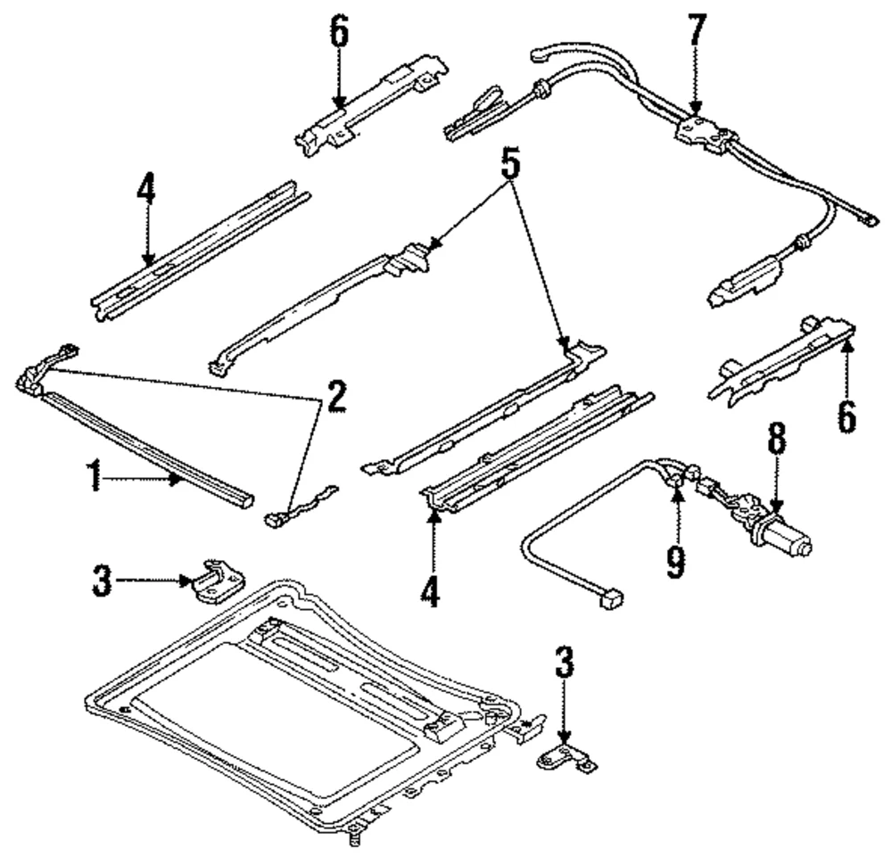 Rail - Mazda (GA2B-69-851)