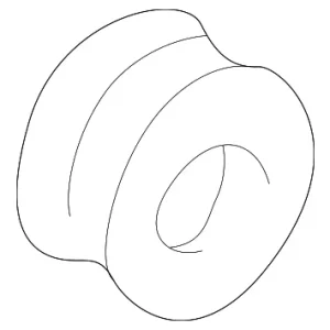 Stabilizer Bar Bushing - Mazda (T002-34-152)
