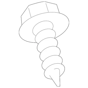 Track Cover Screw - Mazda (9073-40-516)