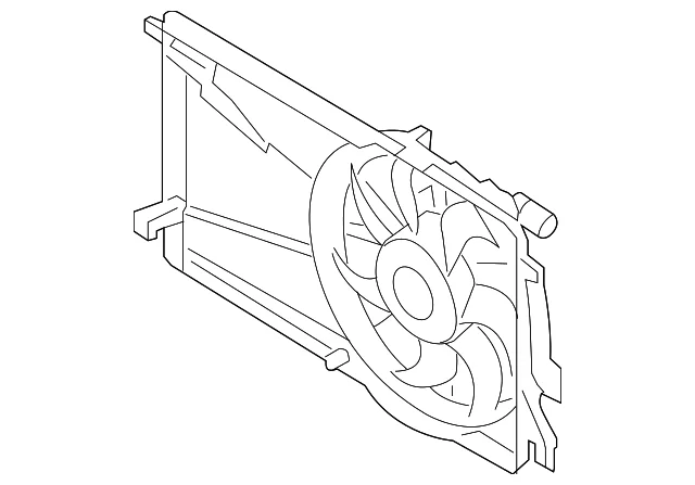 Fan Module - Mazda (Z602-15-025G)