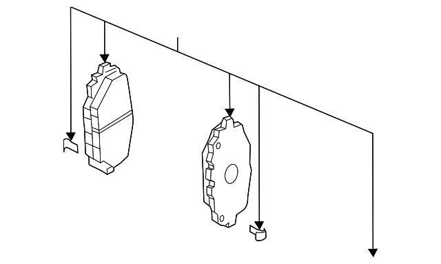 Brake Pads Front - Mazda (NAYJ-33-28ZB)
