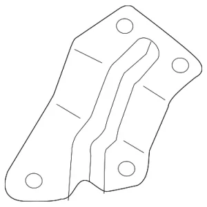 Column Assembly Bracket - Mazda (BP4K-67-B31A)