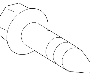 Lock Switch Screw - Mazda (GK2A-58-304)