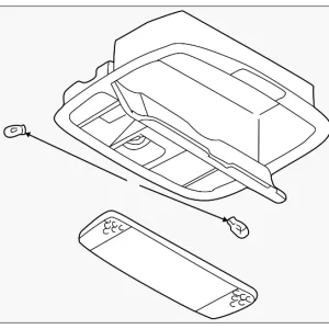Overhead Console - Mazda (GG2A-69-970E-27)