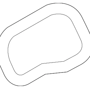 Intake Manifold Gasket - Mazda (PE01-13-111)