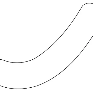 Radiator Coolant Hose - Mazda (1F22-15-185)