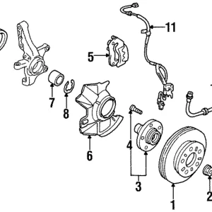 Brake Hose - Mazda (LA01-43-980A)