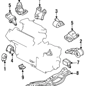 Motor Mount - Mazda (GA2C-39-050)